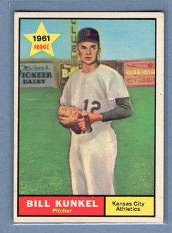 1961 Topps #322 Bill Kunkel EX   GO269
