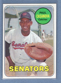 1969 Topps #486 Paul Casanova (b) EX-MT  GOWAYY