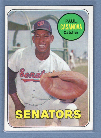 1969 Topps #486 Paul Casanova (b) EX-MT  GOWAYY