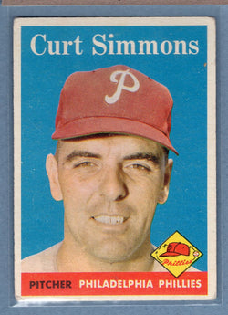 1958 Topps #404 Curt Simmons  VG  GO501