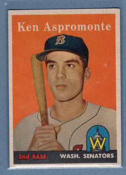 1958 Topps #405 Ken Aspromonte (c) VG-EX  GO501