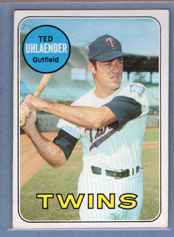 1969 Topps #194 Ted Uhlaender VG  GO572