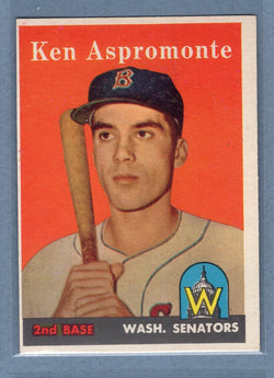 1958 Topps #405 Ken Aspromonte (mk) (d) VG  GO501