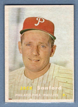 1957 Topps #387 Jack Sanford EX   GO100