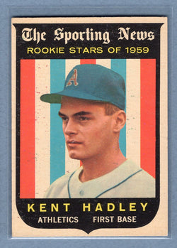 1959 Topps #127 Kent Hadley EX  GO79
