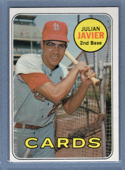 1969 Topps #497 Julian Javier (a) EX-MT  GOWAYY
