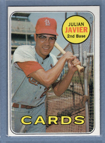 1969 Topps #497 Julian Javier (a) EX-MT  GOWAYY