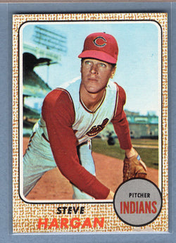 1968 Topps #35 Steve Hargan (c)EX-MT  GO507