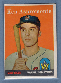 1958 Topps #405 Ken Aspromonte (e) VG  GO501