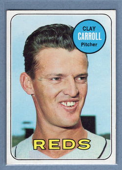 1969 Topps #26 Clay Carroll (b) EX-MT  GO501