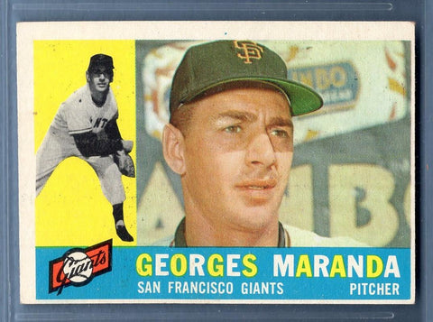 1960 Topps #479 Georges Maranda EX-MT  Set Break C