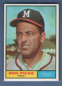 1961 Topps #61 Ron Piche(2) NM GO220