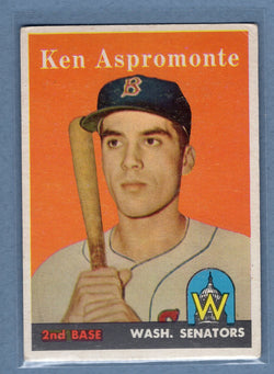 1958 Topps #405 Ken Aspromonte (f) VG  GO501