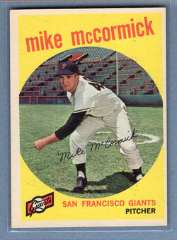 1959 Topps #148 Mike McCormick EX-MT  GO79