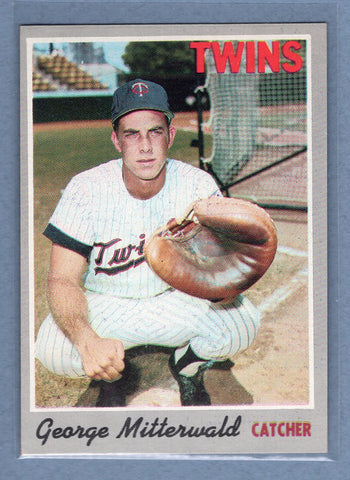 1970 Topps #118 George Mitterwald  (a) EX-MT  GOY