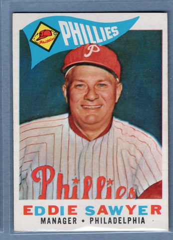 1960 Topps # 226 Eddie Sawyer EX-MT High Grade Set Break