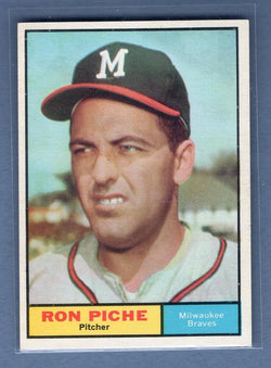 1961 Topps #61 Ron Piche(3) NM GO220