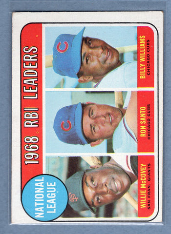 1969 Topps #4 NL RBI Ldrs (McCovey) (c) EX  GO577