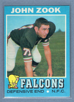1971 Topps #166 John Zook (a) EX-MT  GO600