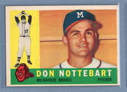 1960 Topps #351 Don Nottebart EX-MT  GO252