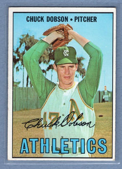 1967 Topps #438 Chuck Dobson EX  GO225