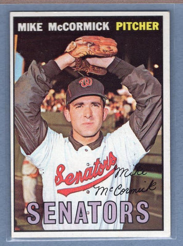 1967 Topps #86 Mike McCormick (With Trade Statement) EX-MT   GO415
