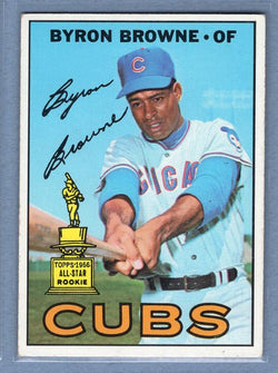 1967 Topps #439 Byron Browne EX  GO225