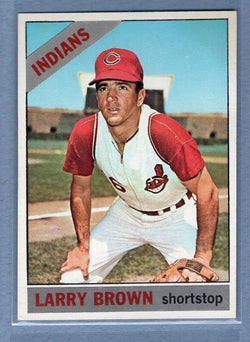 1966 Topps #16 Larry Brown EX-MT  GO468
