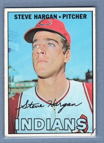 1967 Topps #440 Steve Hargan(mk) VG  GO225
