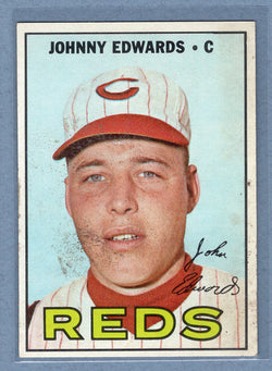 1967 Topps #202 Johnny Edwards (st) VG  GO301