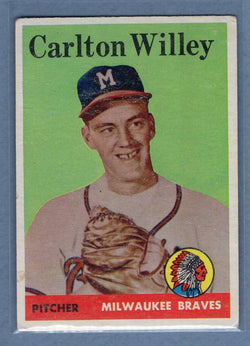 1958 Topps #407 Carlton Willey (d) VG  GO501