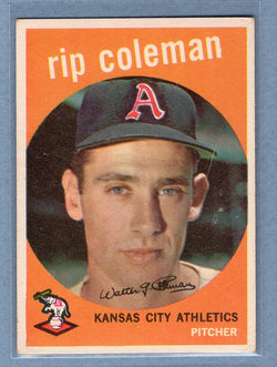 1959 Topps #51 Rip Coleman EX  GO186