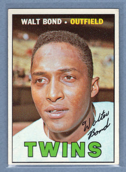 1967 Topps #224 Walt Bond EX  GO301