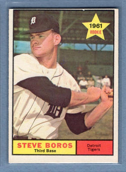 1961 Topps #348 Steve Boros EX   GO269