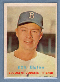 1957 Topps #376 Don Elston EX  GO121