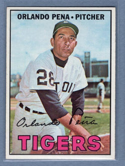 1967 Topps #449 Orlando Pena EX  GO225