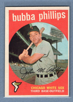 1959 Topps #187 Bubba Phillips EX  GO79