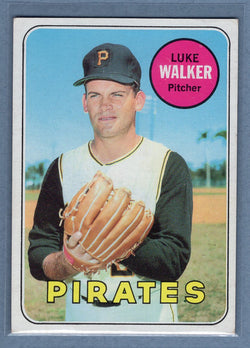 1969 Topps #36 Luke Walker  EX  GO501