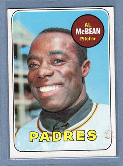 1969 Topps #14 Al McBean (st) (a) VG  GO577