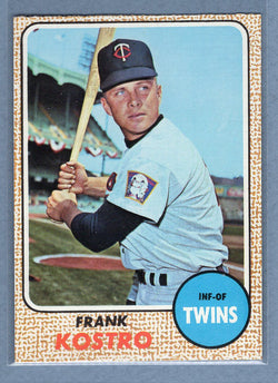 1968 Topps #44 Frank Kostro (c)EX-MT  GO507