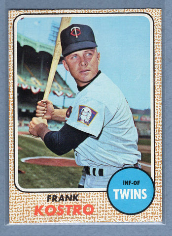 1968 Topps #44 Frank Kostro (c)EX-MT  GO507
