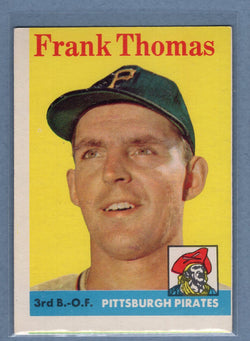 1958 Topps #409 Frank Thomas (mk) (c) VG  GO501