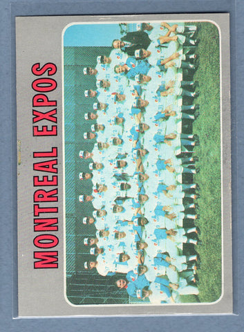 1970 Topps #509 Montreal Expos Team  EX-MT  GO680