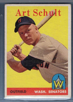 1958 Topps #58 Art Schult VG  GO149