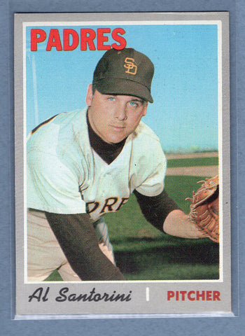 1970 Topps #212 Al Santorini   EX-MT  GOY