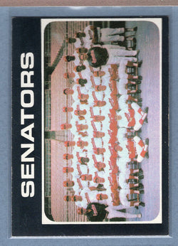 1971 Topps #462 Senators Team  (b) EX-MT  GO550