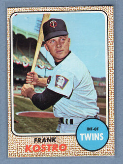 1968 Topps #44 Frank Kostro (e)EX-MT  GO507