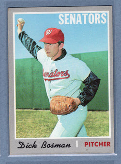 1970 Topps #175 Dick Bosman  (a) EX-MT  GO750