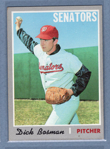 1970 Topps #175 Dick Bosman  (a) EX-MT  GO750