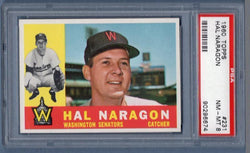 1960 Topps #231 Hal Naragon PSA 8